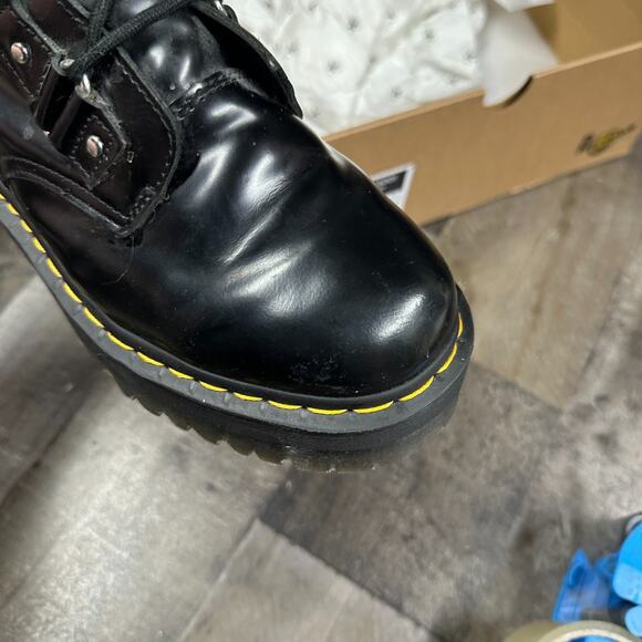 Dr Martens 1B60 BRITAIN XL knee high quad platform zipper boots UK 5 EU 38 US 7 - Picture 8 of 16